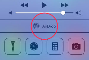 airdrop aanzetten